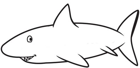 Shark Template Printable